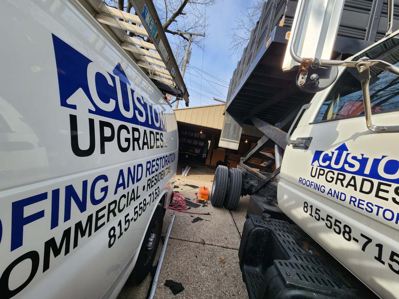 roscoe residential roofer - Custom Upgrades, Inc